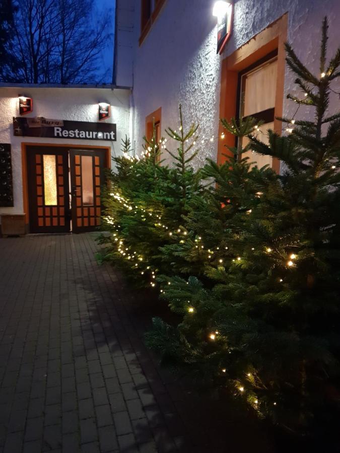 Pension Und Restaurant Die Burg Ehrenfriedersdorf Luaran gambar